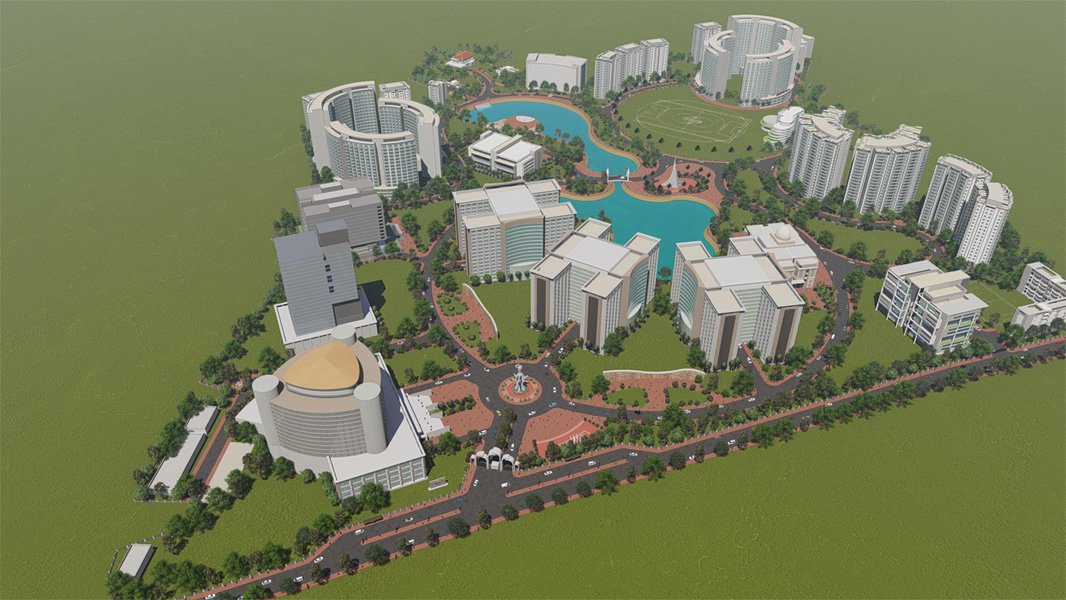 The Kishoreganj University campus masterplan